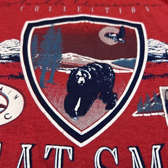 Vintage GREAT SMOKY MOUNTAINS PIGEON FORGE 1995 t-shirt XL SINGLE STITCH - Picture 6 of 11